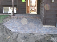 Front step and walkway